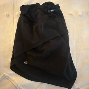 lululemon black Speed Up Low-Rise 4”